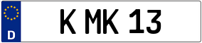 Truck License Plate